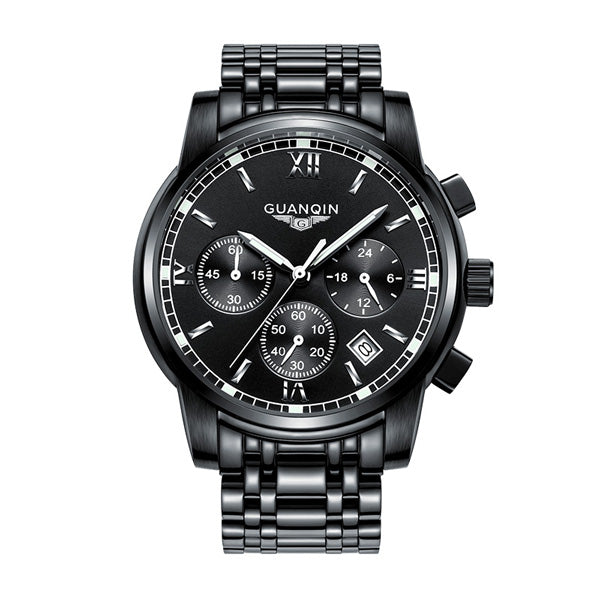Three dial Luxury Mens Watch. Stainless Style with Sapphire Crystal! Up to 50% off! Hurry before offer ends.