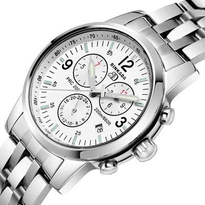 Original BINKADA Men Mechanical Watches Men Luxury Brand Full Steel High Quality Business Automatic Wristwatches For Men