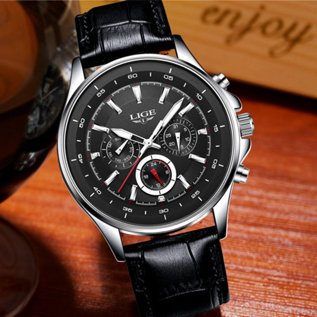 Very Elegant style Mens Watch, with a touch of uniqueness upon your wrist! 50% off!