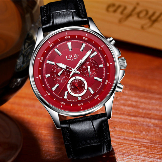 Very Elegant style Mens Watch, with a touch of uniqueness upon your wrist! 50% off!