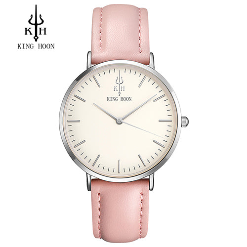 Women watches top brand luxury KING HOON Ultra Thin Gold Steel Mesh Watches Women Dress Quartz Lovers Watch orologio uomo