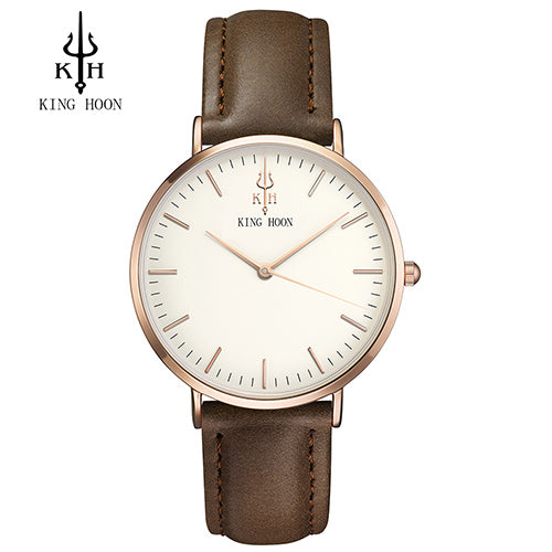 Women watches top brand luxury KING HOON Ultra Thin Gold Steel Mesh Watches Women Dress Quartz Lovers Watch orologio uomo