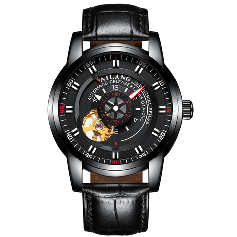 Really high quality AILANG luxury brand men fashion personality Tourbillon automatic mechanical watch waterproof stainless steel