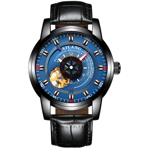 Really high quality AILANG luxury brand men fashion personality Tourbillon automatic mechanical watch waterproof stainless steel