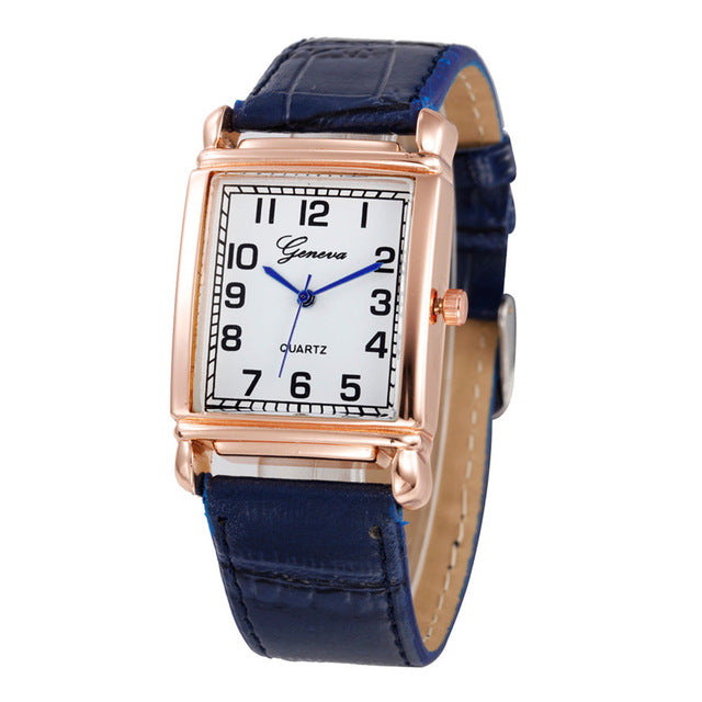 Women's Leather Quartz Wrist Watch