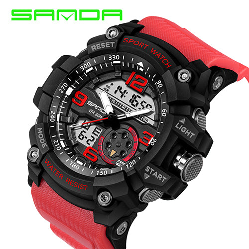 SANDA 759 Military Watch Men Waterproof Sport Watch For Mens
