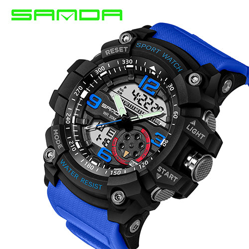 SANDA 759 Military Watch Men Waterproof Sport Watch For Mens