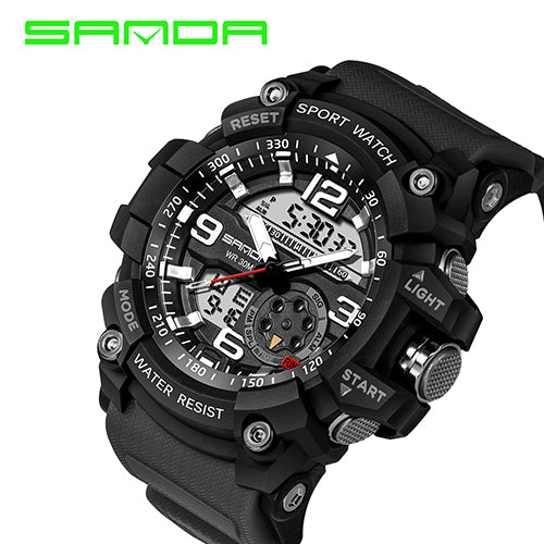 SANDA 759 Military Watch Men Waterproof Sport Watch For Mens