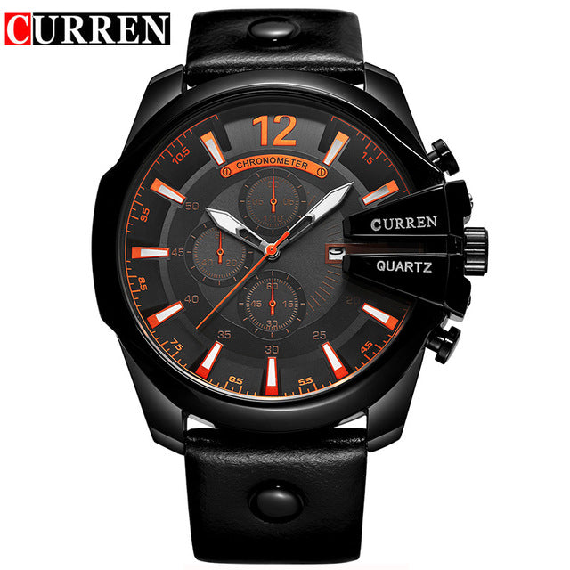 Very Sophisticated Mens WATCH! Gold Plated Exterior Latest Model Watch! Offer Ends Soon!
