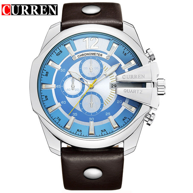 Very Sophisticated Mens WATCH! Gold Plated Exterior Latest Model Watch! Offer Ends Soon!